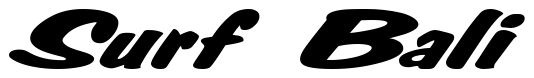 Font 0-Slam-DNA: Surf Bali
