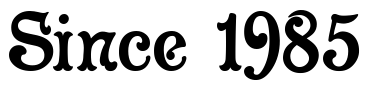 Font 2-French-Hat-DNA: Since 1985