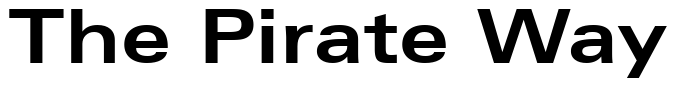 Font Zurich-BdEx-BT-Bold: The Pirate Way