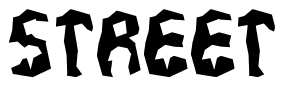 Font 270-Fudge: STREET