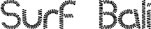 Slinked font on a custom t-shirt