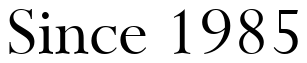 Font 00216: Since 1985