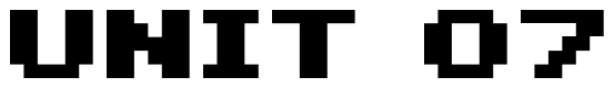 Font 04b_11: UNIT 07