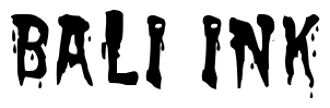 Font Zreaks-NFI: Bali Ink