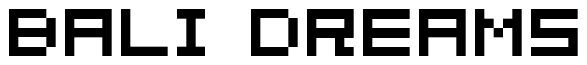 Font 04b08: Bali Dreams