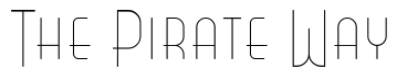 Font 2-Inline-DNA: The Pirate Way