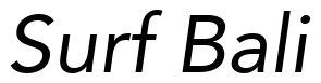 Font 12-Avenir-55-Oblique-74173: Surf Bali