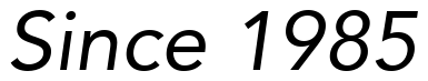 Font 12-Avenir-55-Oblique-74173: Since 1985