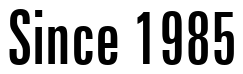 Font Zurich-Extra-Condensed-BT: Since 1985