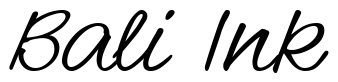 Font 1-Archer-DNA: Bali Ink