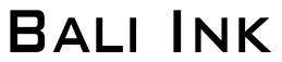 Font BankGothicCondensed-Bold: Bali Ink
