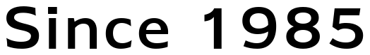 Font 00254: Since 1985