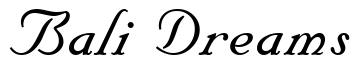 Font ATFloridianScript: Bali Dreams