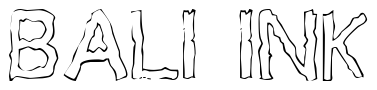 Font 10-Minutes: Bali Ink