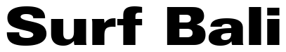 Font Zurich-Ultra-Black-Extended-BT: Surf Bali