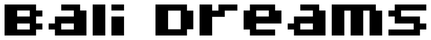 Font 04b_11: Bali Dreams