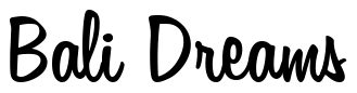 Font 1-Krackle-DNA: Bali Dreams