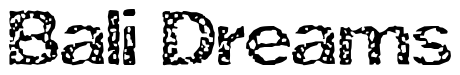 Font ZRex-Trial-Version: Bali Dreams