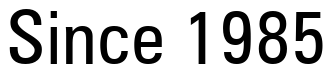 Font Zurich-Cn-BT: Since 1985