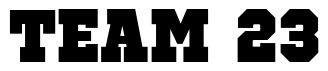 Font Octin-Sports-Bl: TEAM 23