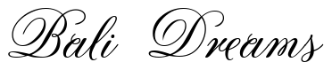Font Anglia-Script-Enhancements: Bali Dreams