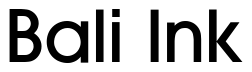 Font Avant-Garde-Gothic-Medium: Bali Ink