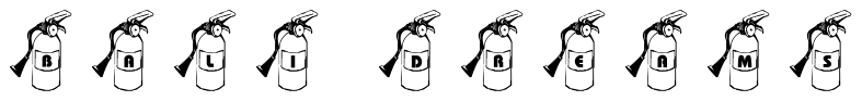 Font 101-Fire-Safety: Bali Dreams