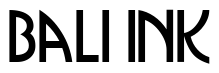 Font Zymurgy: Bali Ink
