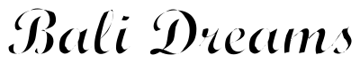 Font Wrexham-Script-Light: Bali Dreams