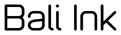 Font Zolano-Sans-BTN: Bali Ink