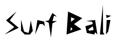 Font 14-minutes: Surf Bali