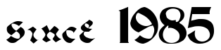 Font Zypresse: Since 1985