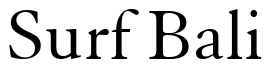 Font 00270: Surf Bali