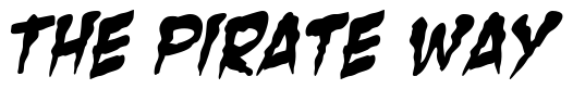 Font Zombie-Guts-Italic: The Pirate Way