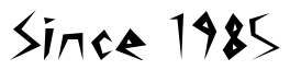 Font 14-minutes-sharp: Since 1985