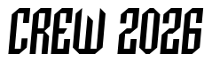 Font Archery-Black-Condensed-Italic: CREW 2026