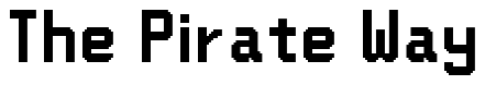 Font 1st-Sortie: The Pirate Way