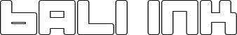 Almanaque Outline font on a custom t-shirt