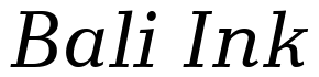 Font 12Candida-13042-Italic preview