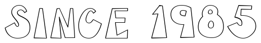 Font CK-Groovy: Since 1985