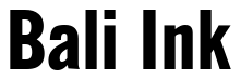 Font English-Gothic-Extended-Bold: Bali Ink