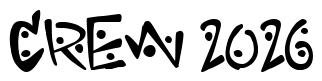 Font Zitcream: CREW 2026
