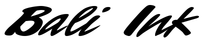 Font 1-Santa-Fe-DNA: Bali Ink