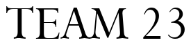 Font 00216: TEAM 23