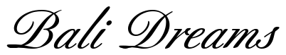 Font Berthold-Script-Medium: Bali Dreams