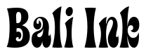 Font ZiggyITC-TT: Bali Ink