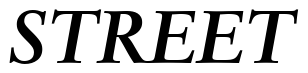 Font 12Sabon-14232-Bold-Italic: STREET