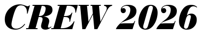 Font Bauer-Bodoni-Black-Italic-BT: CREW 2026