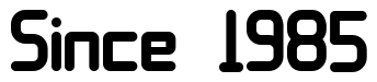 Font 11S01-Black-Tuesday: Since 1985