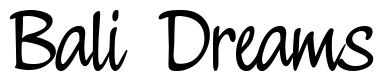 Font 1-Kedzie-Lite-DNA: Bali Dreams